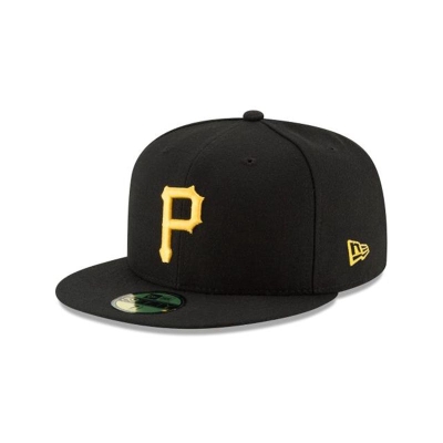 Pittsburgh Pirates Gorra | New Era MLB Authentic Collection 59fifty Fitted Cap Mexico - Negros